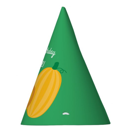 秋のカボチャパッチの第1誕生会のテーマ パーティーハット (右)