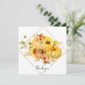 秋のカボチャフローラサンキューカード シーズンカード (スタンド正面)