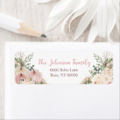 秋のカボチャフローラ、アドレス ラベル (インサイチュ)