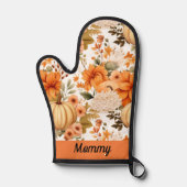 秋のカボチャブーケデザインカスタマイズ 鍋つかみ (正面)