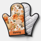 秋のカボチャブーケデザインカスタマイズ 鍋つかみ (正面/裏面)