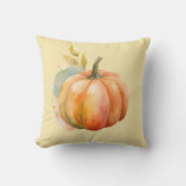 秋のカボチャプリント クッション (正面)