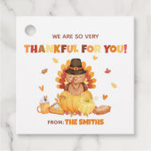 秋のカボチャ七面鳥サンクスギビング広場 フェイバータグ (正面)