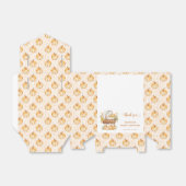 秋のカボチャ中立ベイビーシャワーありがとう フェイバーボックス (折り畳みなし)