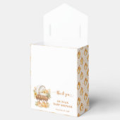 秋のカボチャ中立ベイビーシャワーありがとう フェイバーボックス (オープン)