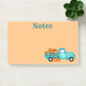 秋のカボチャ収穫トラックのポストItノート ポストイット (オフィス)
