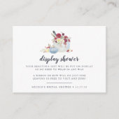 秋のカボチャ展示シャワー囲いカード エンクロージャーカード (正面)