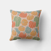 秋のカボチャ枕カバー – 秋デコール クッション (裏面)