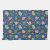 秋のカボチャ模様 キッチンタオル (横)