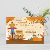 秋のカボチャ畑への招待状 招待状 (スタンド正面)