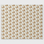 秋のカボチャ畑 ラッピングペーパー (フラット)