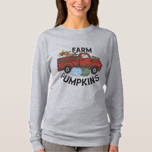 秋のカボチャ畑 Tシャツ