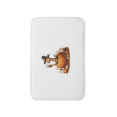 秋のカボチャ秋キラフサンクスギビングウィメンズミー バスマット (正面縦)