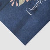 秋のカボチャ秋リーフネイビーブルーウッドデクページ 薄葉紙 (詳細)