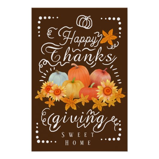 秋のカボチャ茶 ポスター (正面)