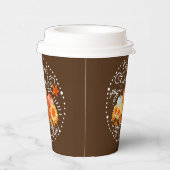 秋のカボチャ茶 紙コップ (右)