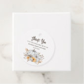 秋のカボチャ赤ちゃんシャワーありがとう フェイバータグ (インサイチュ)