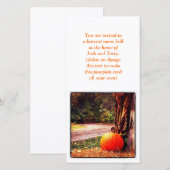 秋のカボチャ (正面/裏面)