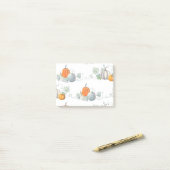 秋のカボチャ1 ポストイット (デスク上)