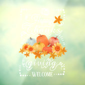 秋のカボチャ ウィンドウサイン (シート3)