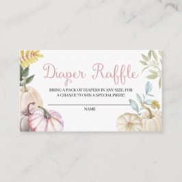 秋のカボチャ　オータム おむつくじ 封入カード エンクロージャーカード