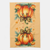 秋のカボチャ キッチンタオル (縦)