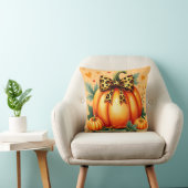 秋のカボチャ クッション (椅子)