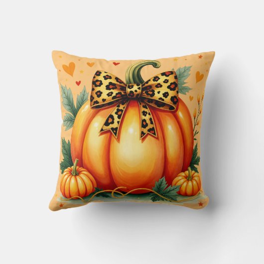 秋のカボチャ クッション (裏面)