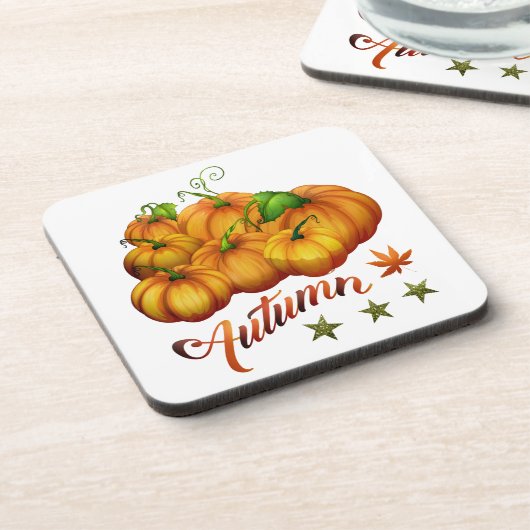 秋のカボチャ コースター (左側)