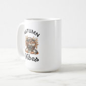 秋のカボチャ コーヒーマグカップ (正面左)