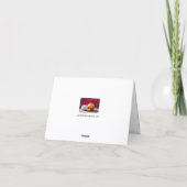 秋のカボチャ サンキューカード (裏面)