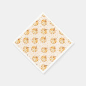 秋のカボチャ スタンダードカクテルナプキン (角)