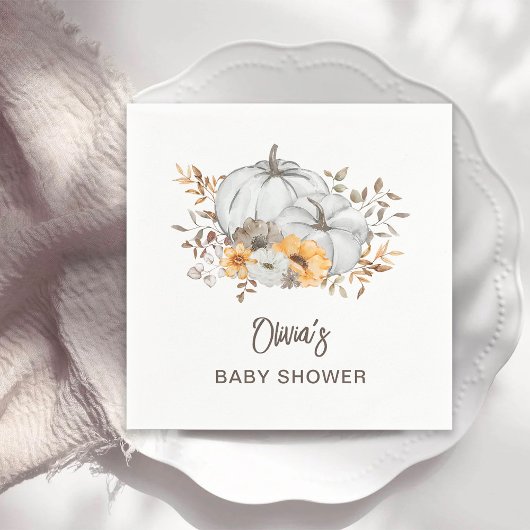 秋のカボチャ スタンダードカクテルナプキン