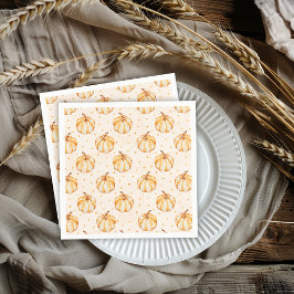 秋のカボチャ スタンダードカクテルナプキン