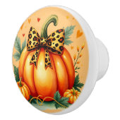 秋のカボチャ セラミックノブ (右)