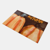 秋のカボチャ ドアマット (アングル)