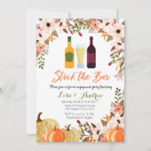 秋のカボチャ バーを満たせ 招待状 (正面)