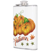 秋のカボチャ フラスク (左)