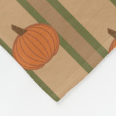 秋のカボチャ フリースブランケット (角)