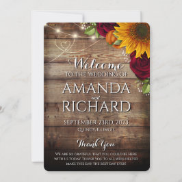 秋のカボチャ&ブルゴーニュのローゼウディングプログラム