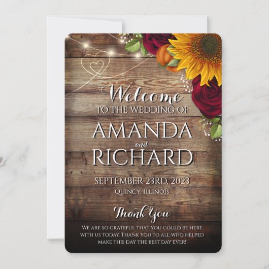 秋のカボチャ&ブルゴーニュのローゼウディングプログラム (正面)