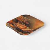 秋のカボチャ ペーパープレート (傾斜あり)