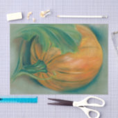 秋のカボチャ&リーフパステルサンクスギビング 薄葉紙 (クラフト)