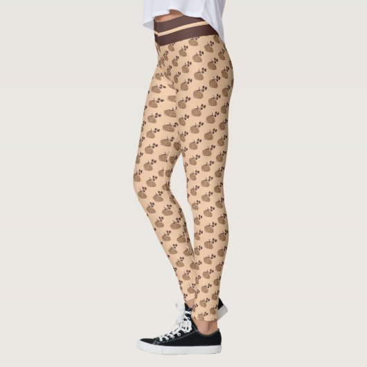 秋のカボチャ レギンス (左)