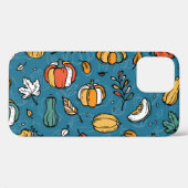 秋のカボチャ：手描き野菜 Case-Mate iPhoneケース (裏面 (横))