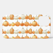 秋のカボチャ:水彩イラストレーション模様 Case-Mate iPhoneケース (裏面 (横))