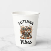 秋のカボチャ 紙コップ (裏面)