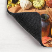 秋のカヤネズミのパッド マウスパッド (コーナー)