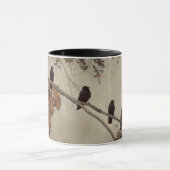 秋のカラスの喜び マグカップ (中央)