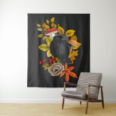 秋のカラス タペストリー (インサイチュ)